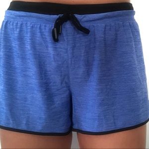 blue gym shorts